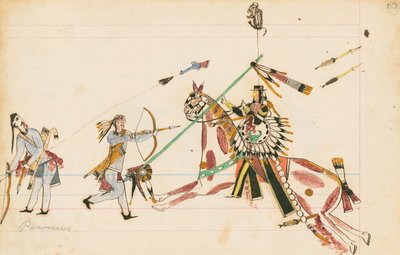 Pawnees, 1874-75 von Howling Wolf
